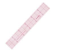 KEARING Règle transparente à motif graphique de couture, ligne sandwich, 2,5 x 15,2 cm, règle transparente pour la fabrication de robes pour la couture et le matelassage