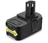 KEATFE Batterie de rechange 5 Ah pour appareils Ryobi ONE+ 18 V RB18L50 RB18L15 RC18120 RB18L40 RB18L50 RB18L15 BPL-1815 BPL-1820G BPL1820 Outil avec indicateur LED