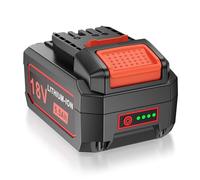 KEATFE Batterie Li-ion 18 V 5500 mAh pour outil Flex AP FL1850 445894 avec indicateur de niveau de charge
