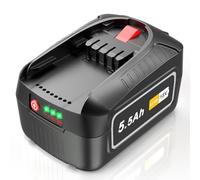 KEATFE Batterie lithium-ion PBA 18 V 5500 mAh compatible avec les outils électriques Bosch, PBA1860, compatible avec les outils Bosch pour la maison et le jardin 18 V PBA PSB PSR
