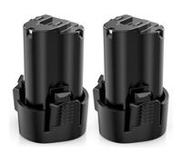 KEATFE Lot de 2 batteries BL1013 3,5 Ah 10,8 V de rechange pour Makita 10,8 V lithium-ion BL1013 BL1014 DF030D DF330D LCT203W TD090D Compatible avec batterie Makita 194550-6 194551-4 194588-1 195332 à