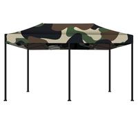 Kebon 3x6 - Gazebo de jardin pliable camouflage