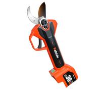Kebtek Sécateur électrique sans fil professionnel 2025, 16,8 V, 30 mm, durée de vie, interrupteur de sécurité, sécateur Heavy Duty pour arbre, branche et rose (corps uniquement)