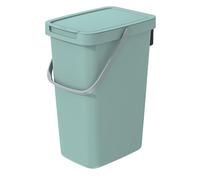 Keden Systema Q Poubelle de tri des déchets avec couvercle et anse - 12 l - Vert clair