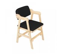 KEDIA Chaises Enfant Petite Chaise, pour Les Enfants, Chaise en Bois Massif de qualité, pour Manger, Lire, Jouer,(48X46X78)CM, noir