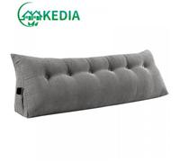 KEDIA.Coussin de Lecture pour Lit, Coussin Dossier Canapé, Coussin De Dossier Confortable, Poche Latérale Pratique, 180*50*20cm