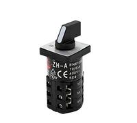 KEDU Interrupteur Rotatif ZH-A Came à Trois Positions pour Machines Électriques et Équipement Industriel Commercial 125V/18A 250V/12A