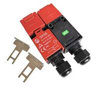 KEDU NC NO Lot de 2 interrupteurs e sécurité à deux broches pour machine 250 V/400 V QKS8 (F2, M16)