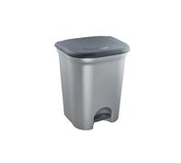 keeeper Step & Close' DUO poubelle à pédale, double compartiment, 2 x 11 litres