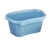 keeeper Bac à linge Tilda Eco Line 30,5 l ergonomique avec support pour les hanches Bleu