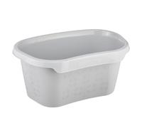 keeeper Bac à Linge avec Support pour les hanches, 30,5 l, 57,5 x 38,2 x 26,5 cm, Tilda Eco Line, Gris (Eco Stone Grey)