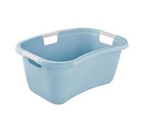 Grande bassine à linge design et ergonomique 50 litres - Bleu