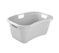 Grande bassine à linge design et ergonomique 50 litres - Gris Clair