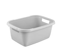 keeeper Bac à Linge, Plastique Résistant, 32 L, Aenna, Nordic Grey