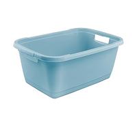 keeeper Bassine à linge Aenna 52 L Plastique résistant largeur 650 mm élégante et pratique Bleu