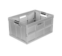Caisse Pliante Pleine Solide 45 litres - Argent