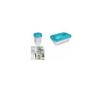 keeeper Boîtes de conservation fredo fresh 90 ml - Lot de 6 petites - Bleu - Congélation