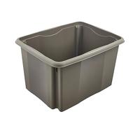 Bac de rangement gris en plastique 30 litres