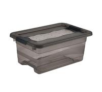 Petite Boîte transparente clipsable 4 litres - Gris