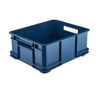 keeeper Caisse empilable Boîte Euro L 20 L plastique Bleu foncé