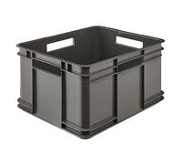 keeeper Caisse de rangement Euro-Box XL Bruno Eco – Empilable 28 L Gris