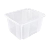 Bac de rangement 24 litres transparent emil Keeeper