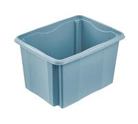 keeeper Boîte de Rangement avec Système d’Empilage, 44,5 x 34,5 x 27 cm, 30 L, Emil, Nordic Blue