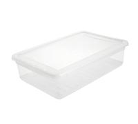 keeeper Boîte de rangement bea – 8 L – Transparent – Couvercle anti-poussière