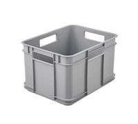 Caisse de Rangement en plastique 16 litres - Gris Clair