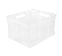 Caisse de Rangement Empilable 28 litres Euro-Box XL - Transparent