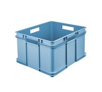 Grande Caisse empilable en plastique 54 litres - Bleu