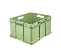 keeeper Boîte de Transport avec poignées, Euro-Box XXL, 52 x 43 x 28 cm, Bruno Eco Line, Vert (Eco Grass Green)