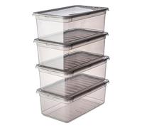 Lot de 4 boîtes à Chaussures 5,6 litres