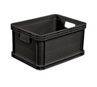 Caisse de rangement professionnelle alimentaire 20 litres - Noir