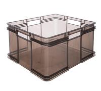 Caisse de Rangement Transparente 54 litres Euro-Box XXL - Gris