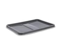 keeeper Couvercle pour caisse de rangement Robert – Graphite – 40 x 30 cm – 20 L