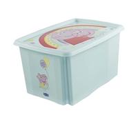 keeeper Boîte de rangement Karolina Peppa Pig 45 litres pour enfants Aquamarine