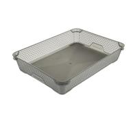 keeeper mirko panier empilable A4, Crystal Grey