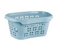 Corbeille à linge en Plastique 30,5 litres ergonomique - Bleu