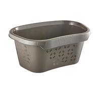 Corbeille à linge en plastique 30,5 litres - Gris