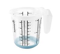 keeeper Broc gradué Massimo 500 ml antidérapant Blanc/Nordic Blue