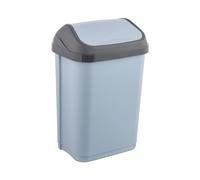 keeeper Poubelle avec couvercle basculant, 10 l, 25,5 x 19 x 38 cm, Swantje, Bleu (Nordic Blue)
