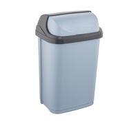keeeper Poubelle avec couvercle pivotant, 10 l, 25,5 x 19 x 39 cm, Rasmus, Vert (Nordic Green)