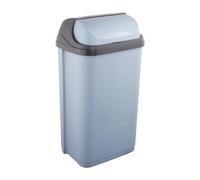 keeeper Poubelle avec couvercle pivotant, 50 l, 39 x 29,5 x 67,5 cm, Rasmus, Bleu (Nordic Blue)