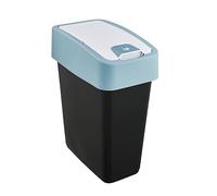 keeeper Poubelle Magne rectangulaire à couvercle basculant 10 L Bleu