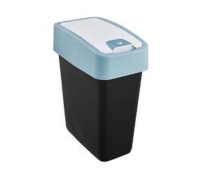 keeeper Poubelle Premium avec Couvercle Basculant, Soft Touch, 10 L, Magne, Nordic Blue