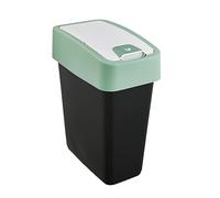 keeeper Poubelle Magne rectangulaire 10 L à couvercle basculant Vert