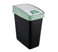 keeeper Poubelle Premium avec Couvercle Basculant, Soft Touch, 25 L, Magne, Nordic Green