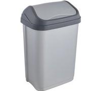 keeeper Poubelle 'swantje', 10 litres, argent / anthracite