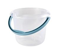 keeeper Seau avec Graduation Intégrée et Poignée Ergonomique, 5 l, Mika, Transparent